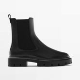 Platform Women Genuine Leather Leather Round Toe-BS00949-Veeddydropshipping